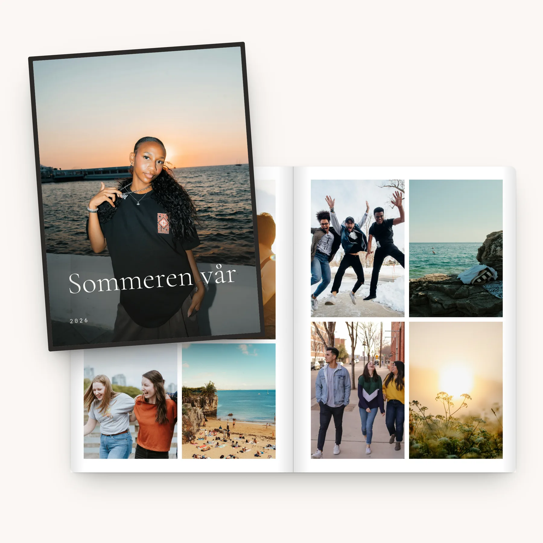 Hardcover fotobok i 21 × 28 cm fra Memry